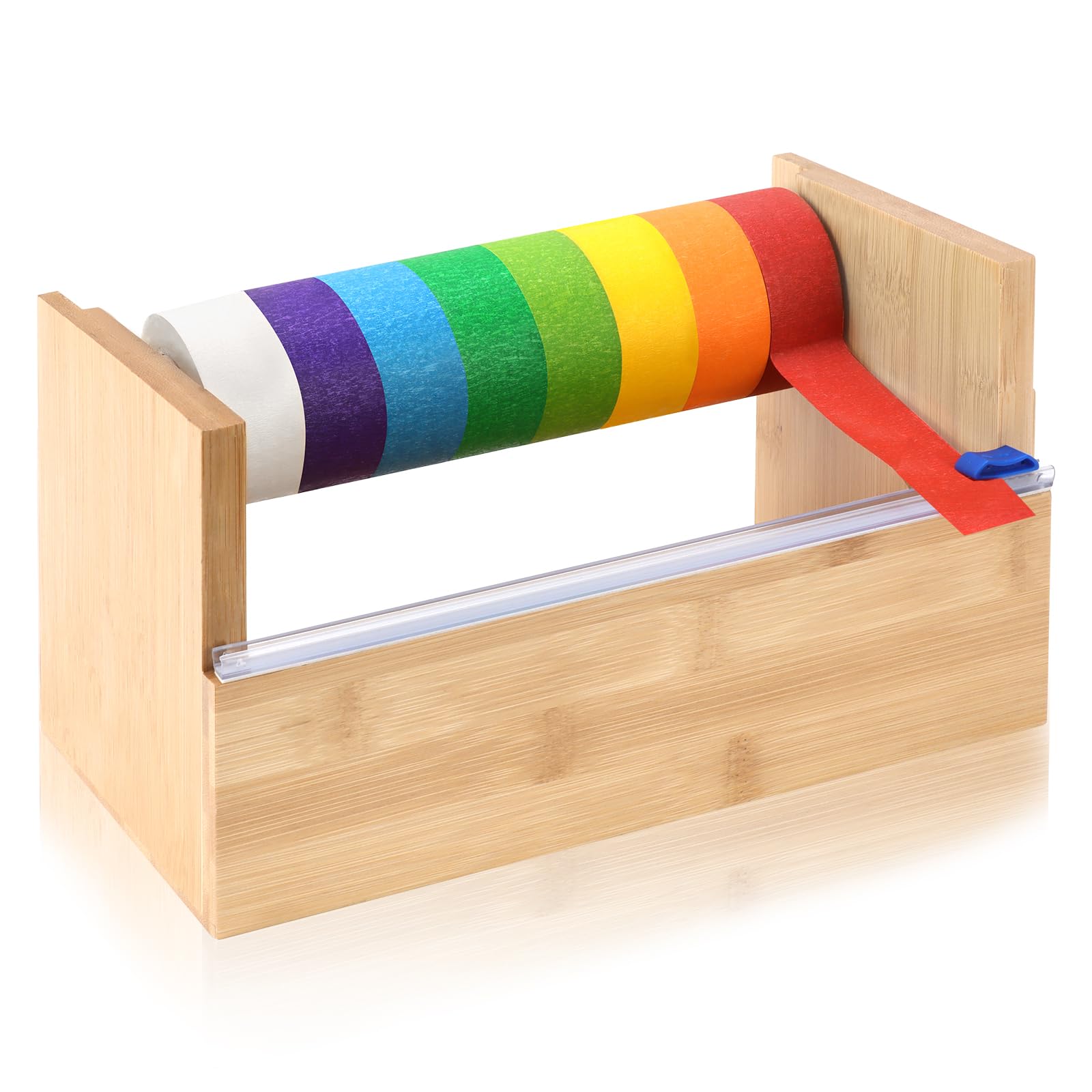 Sticker Roll Holder Tape Dispenser Cutter,Roll Tape Holder Organizer ...