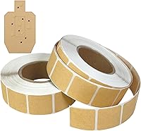 Vista 11 de Guyuyii 1/2/3/4000 unidades (marrón/negro) Calcomanías de reparación autoadhesivas para objetivos de cartón y papel de tiro con arco