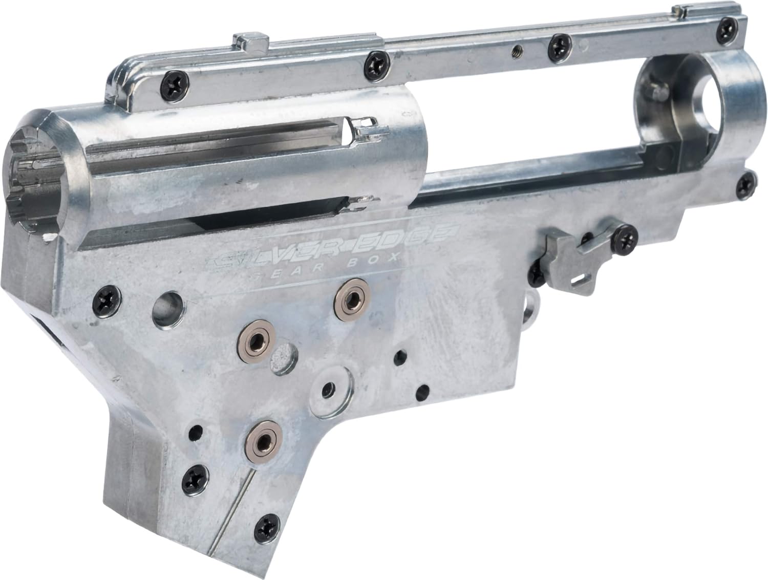 Evike - APS Silver Edge 8mm Ver.2 AEG Airsoft Gearbox Airsoft Shell (Type: Ambidextrous)
