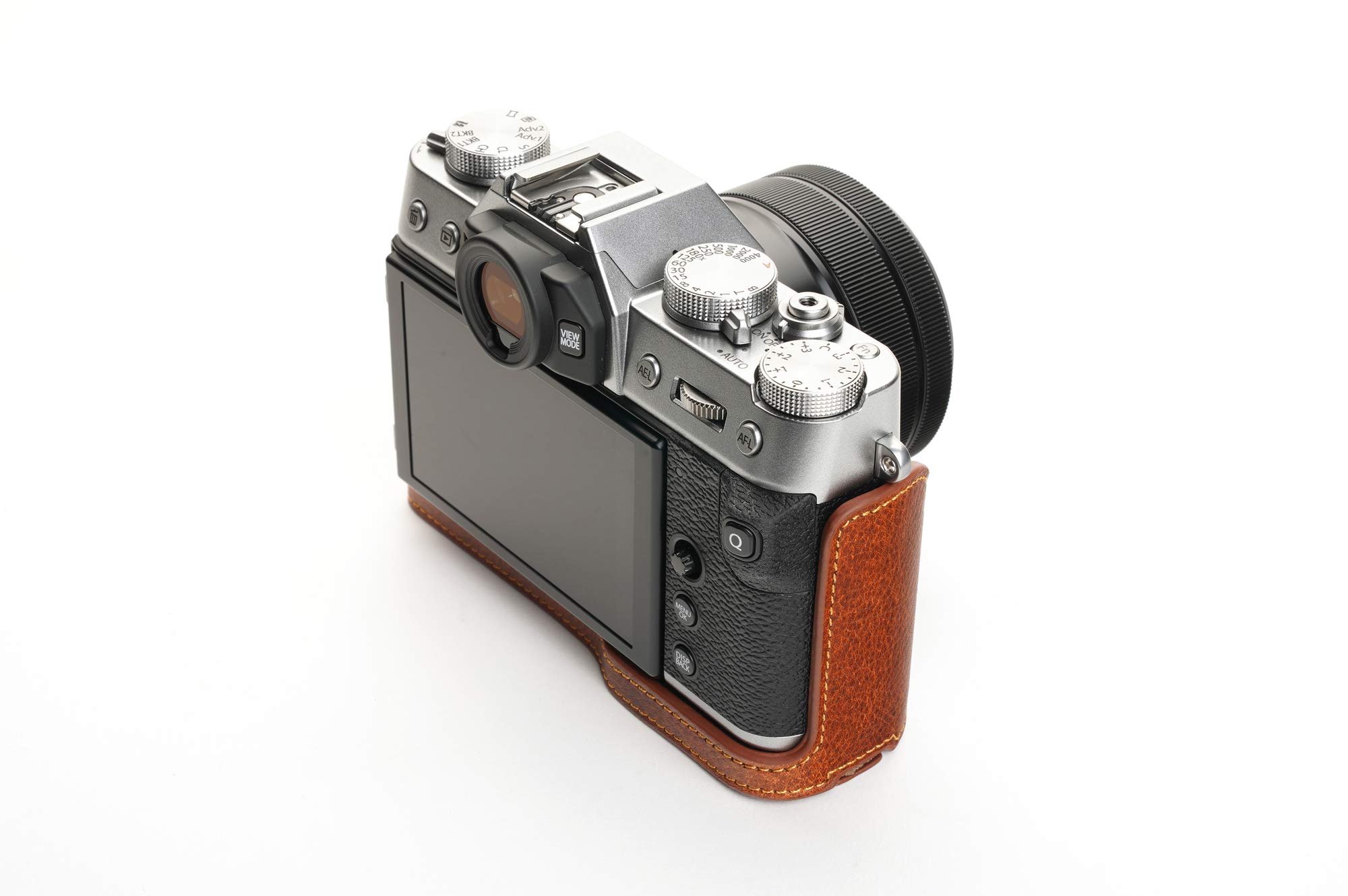 Amazon.co.jp: BolinUS X-T30カメラケース、ハンドメイド本革ハーフ