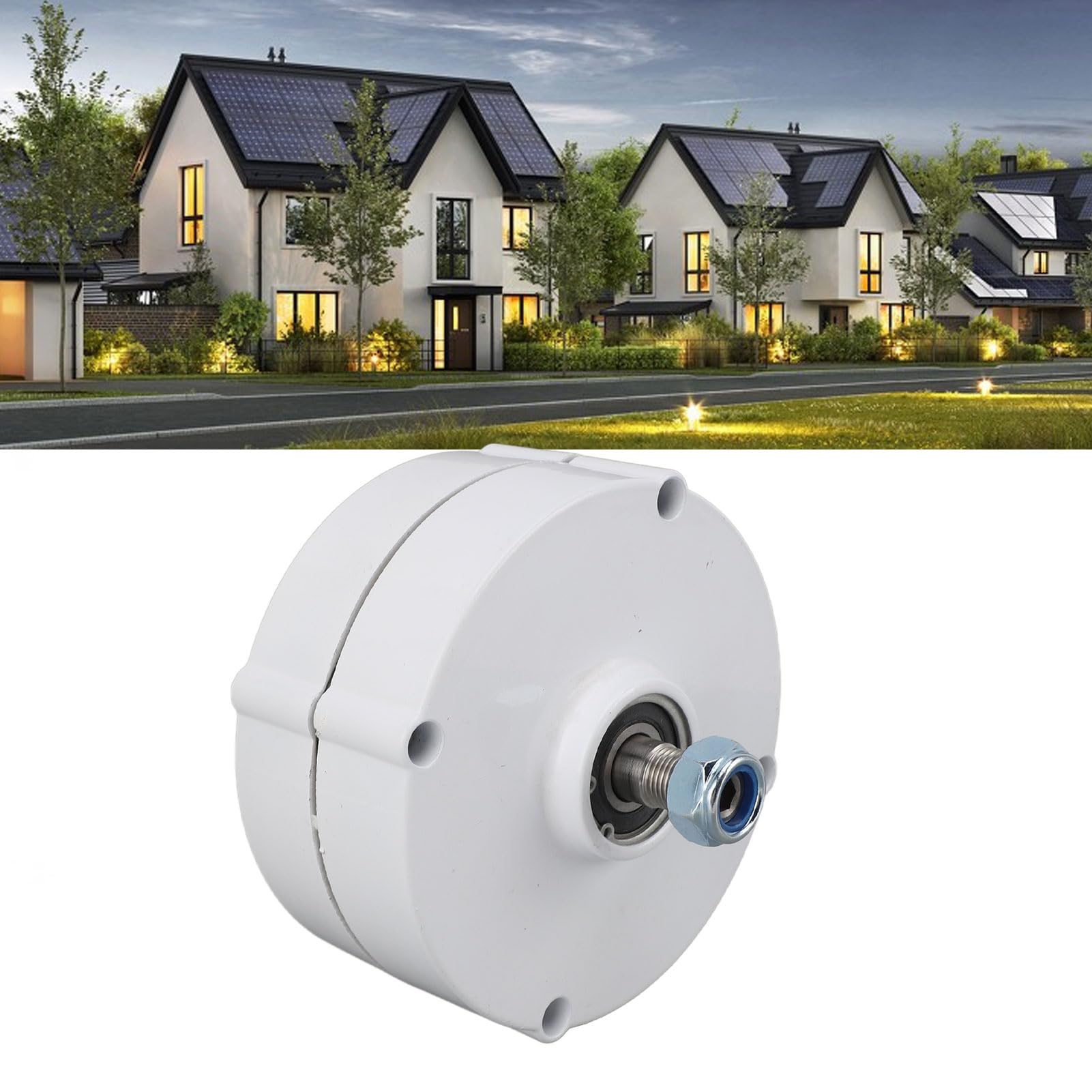 Efficiente generatore a doppia onda da 48 V, costruzione durevole, design compatto per la generazione di energia da turbine eoliche (100 W)