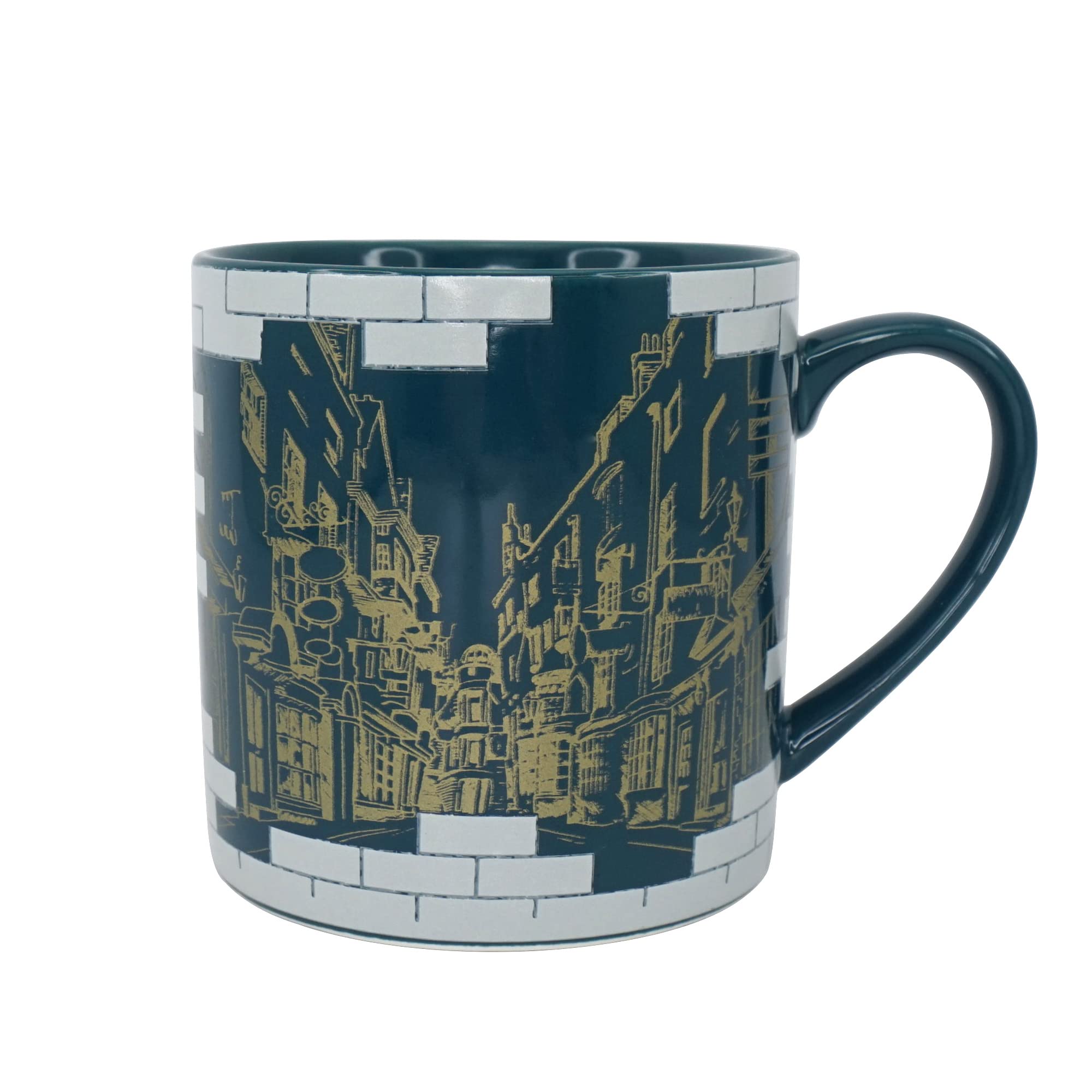 Harry Potter Mug - Diagon Alley - Work Mug - 325ml Mugs for Adults Cup, Blue - Image 2
