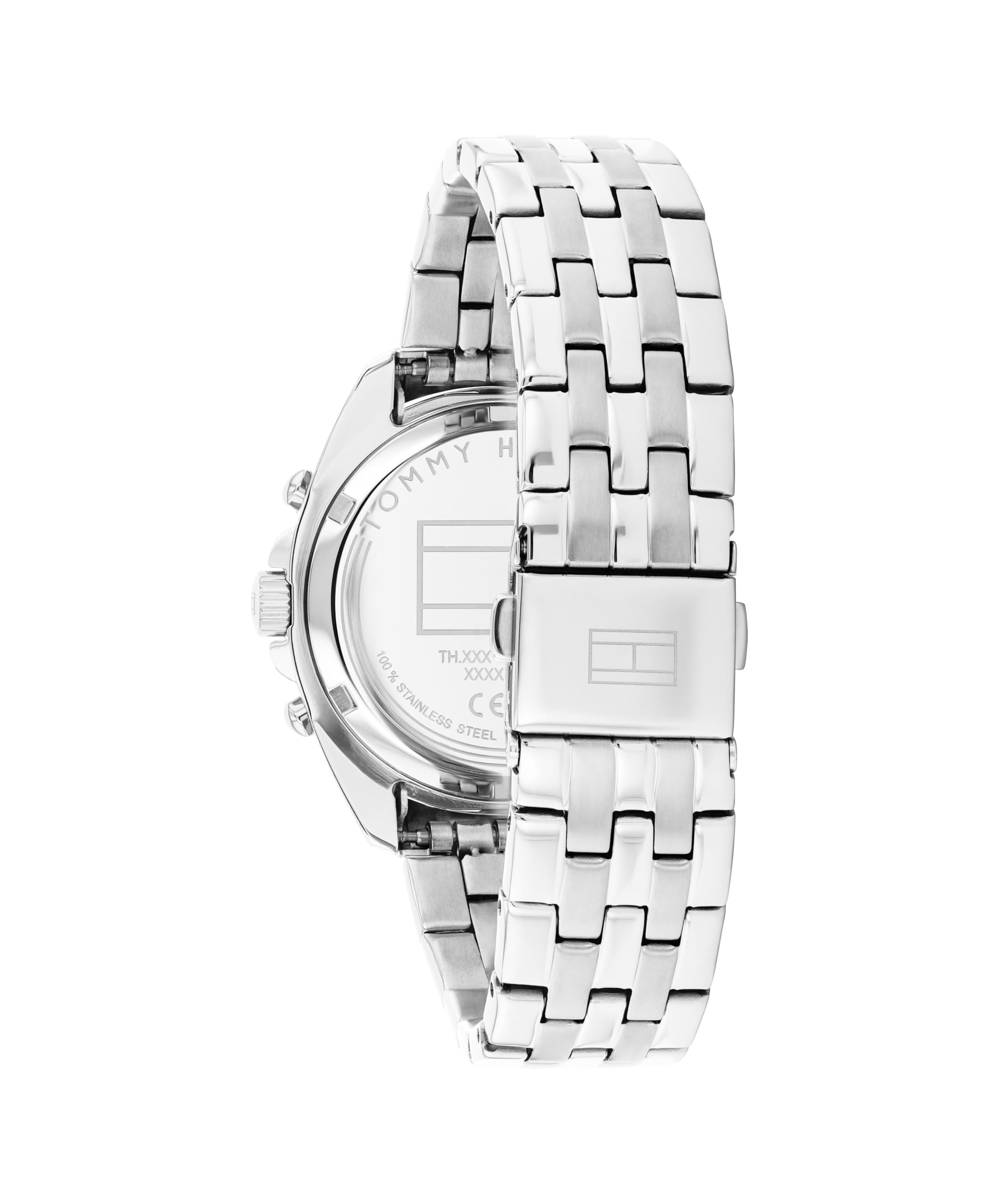 Tommy Hilfiger Multi Zifferblatt Quarz Uhr für Damen mit Edelstahlarmbänder