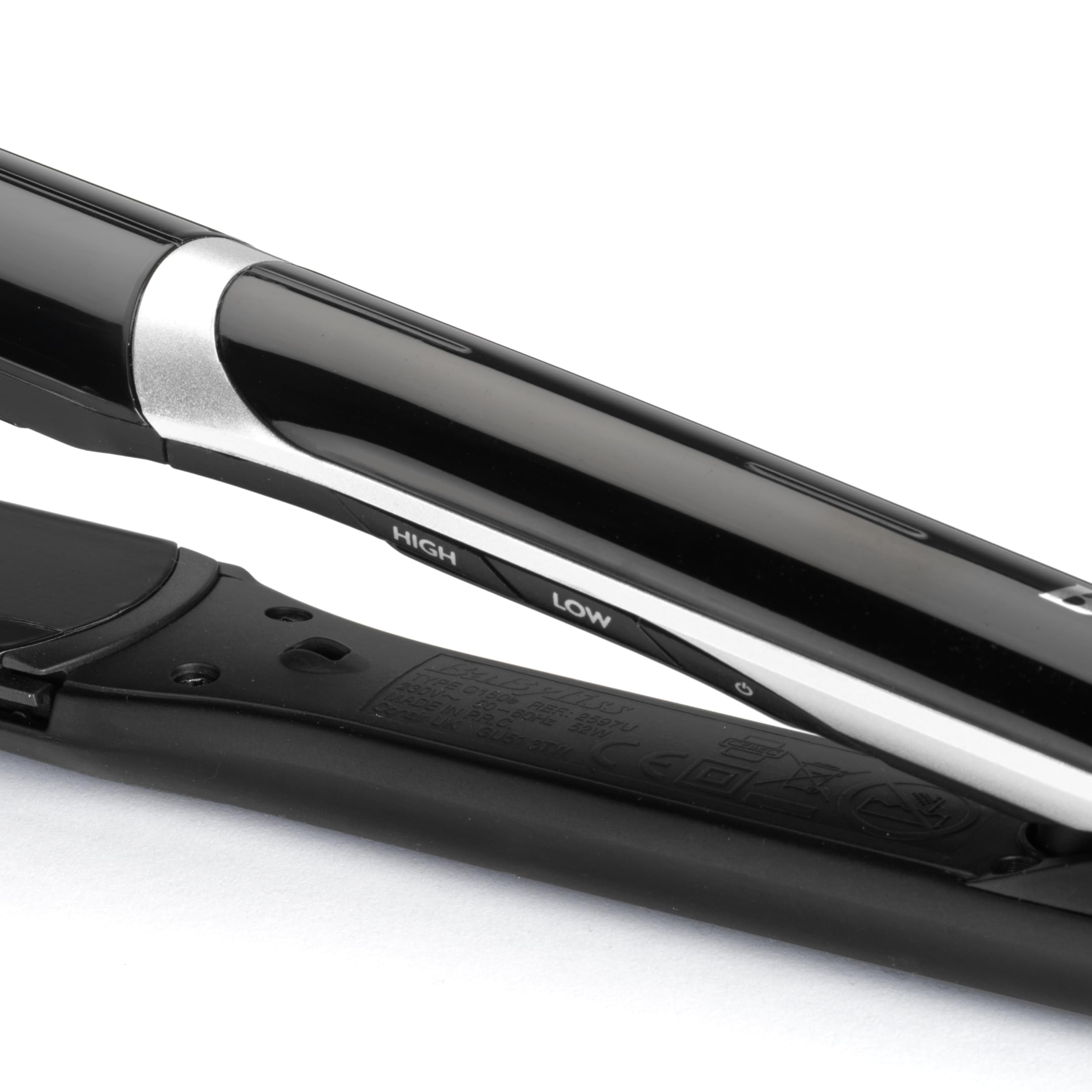 Prostownica BaByliss Smooth Pro Wide - ceramiczne płytki do gładkiej stylizacji o szerokości 35 mm do długich/grubych włosów, szybkie nagrzewanie, 5 ustawień temperatury do 235°C, ST397E