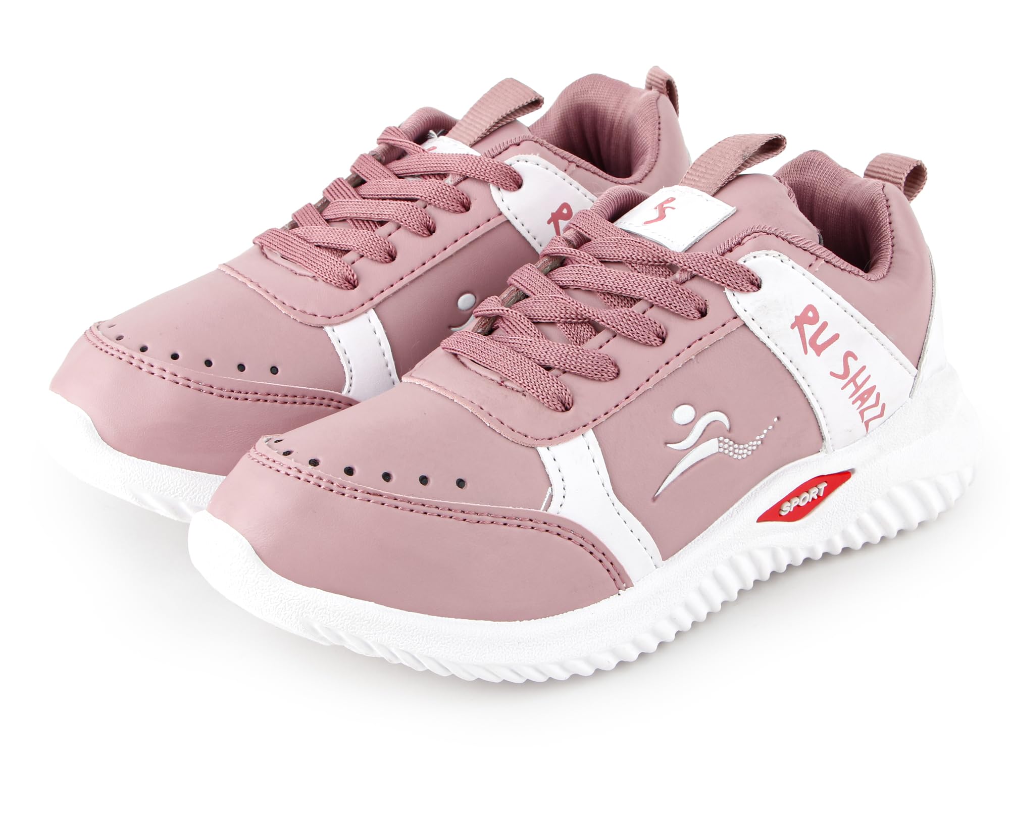 RU SHAZZ Casual Shoes for Kids Boys & Girls Light Weight Laceup Sneakers for Children-Size-11,Color-Rose Gold (B0C4FMX3GM) Amazon Price History, Amazon Price Tracker