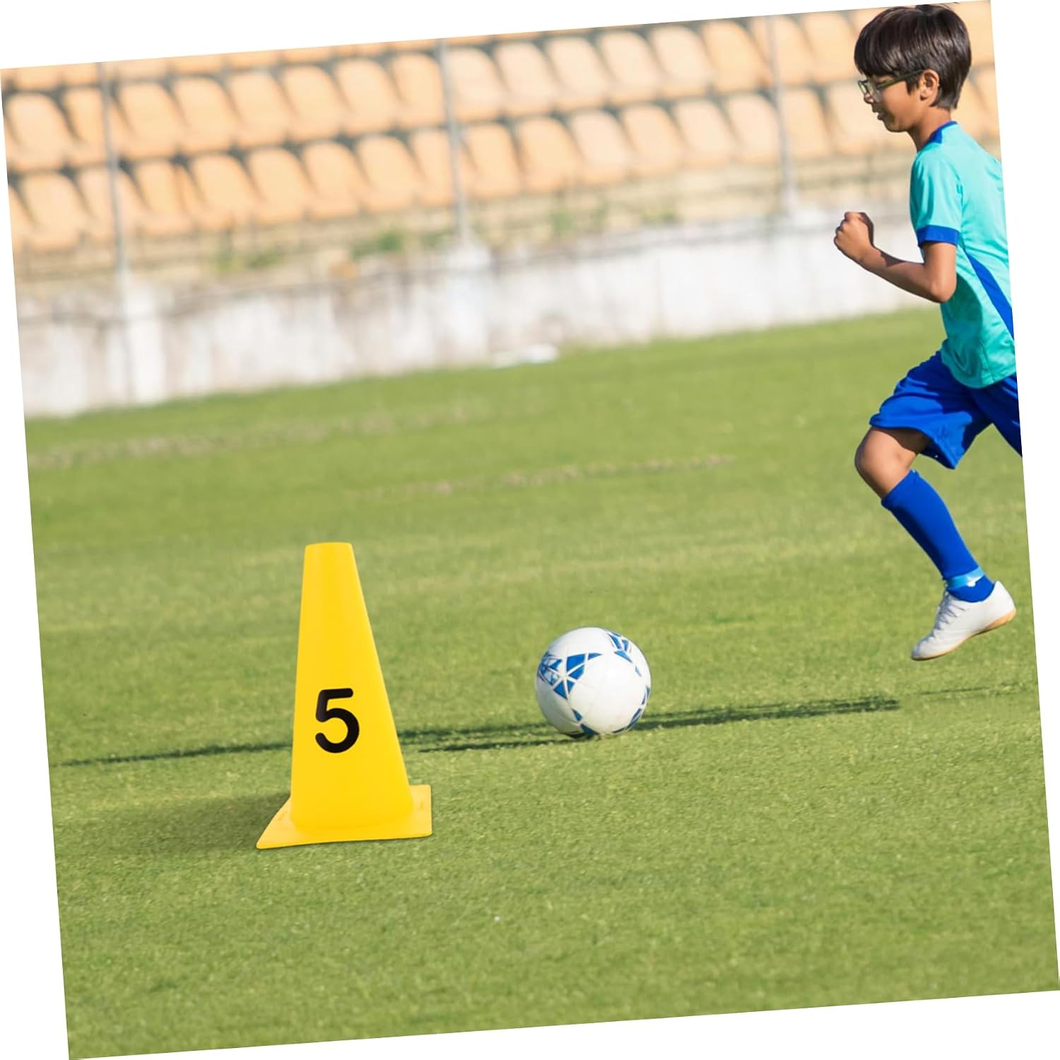 Toddmomy 6pcs Agility Training Cones Soft for Soccer Basketball Drills High Field Equipment for Agility Drills and Sports Activities