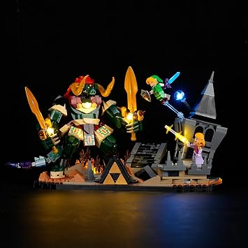 YEABRICKS LED Light for Lego-77093 The Legend of Zelda Ocarina of Time The Final Battle Building Blocks Model Building Set NOT Included
