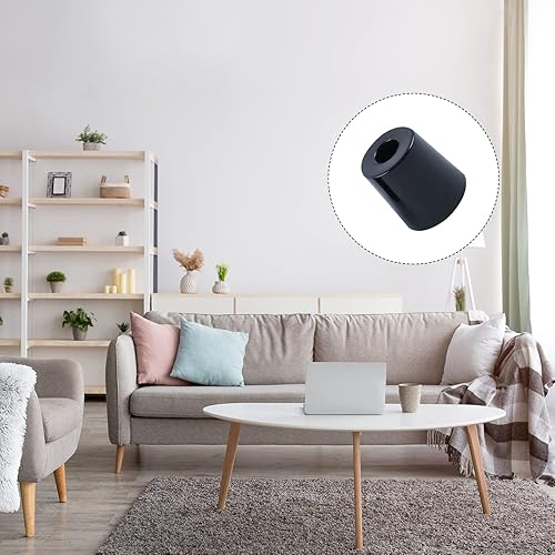 Miniatura 3 de METALLIXITY Pies de goma para parachoques (1.38 x 0.98 pulgadas), 8 unidades, almohadillas redondas para patas protectoras de suelo, para mesas del