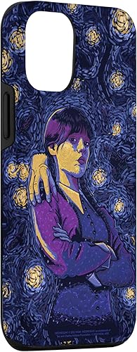 Miniatura 3 de Carcasa para iPhone 13 Wednesday & Thing In Starry Night por Vincent Van Goth