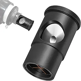 Alstar Ocular Cheshire de metal colimador de 3,5 cm sem laser para telescópio refletor newtoniano - versão curta