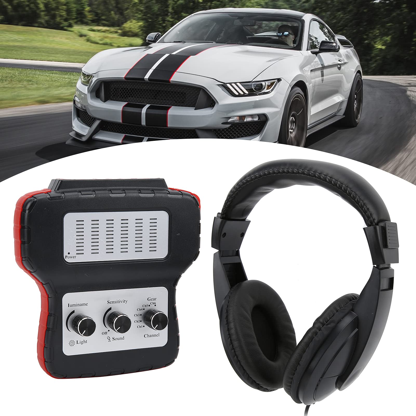 Estetoscopio electrónico para Coche Detector de Sonido anormal de transmisión de chasis de Motor multicanal