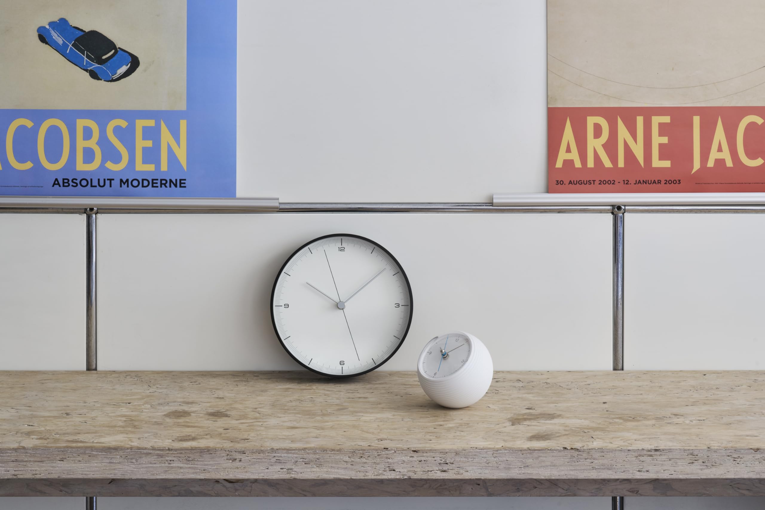 Amazon.co.jp: レムノス 掛け時計 アナログ earth wall clock アルミ