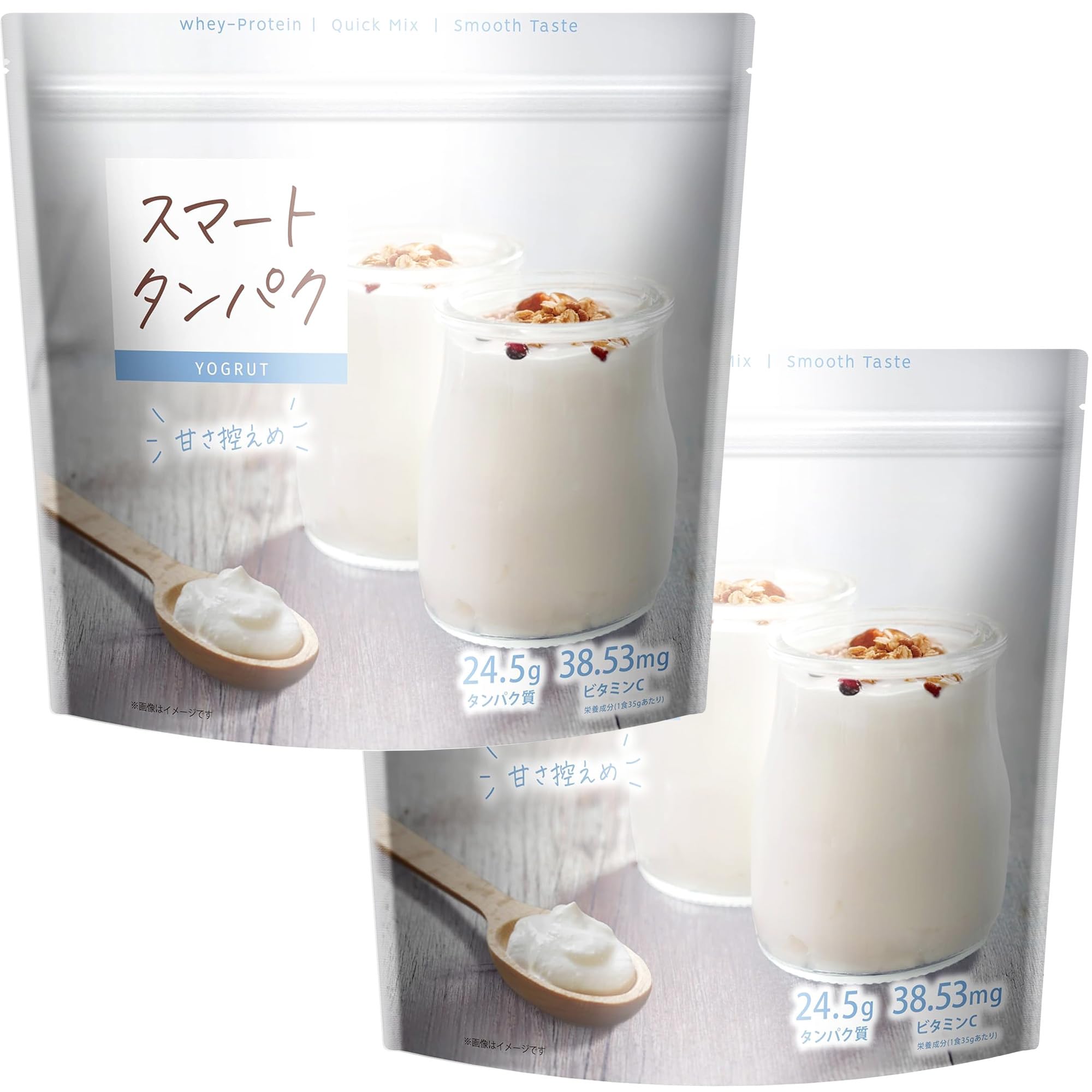 インパクト スマカフェ ダイエット食品 Amazon | スマートタンパク プロテイン ヨーグルト味 2袋セット