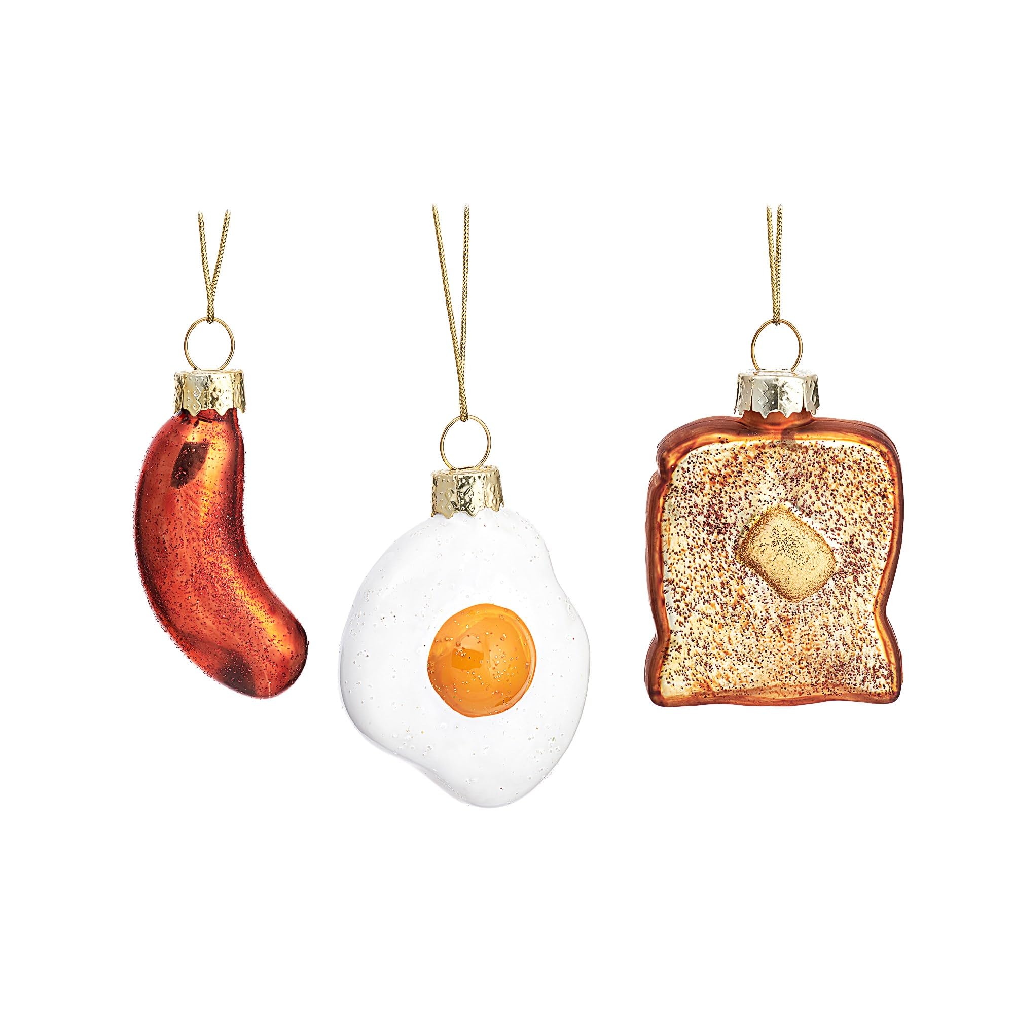 Sass & Belle Multicolored Mini English Breakfast Baubles - Set Of 3