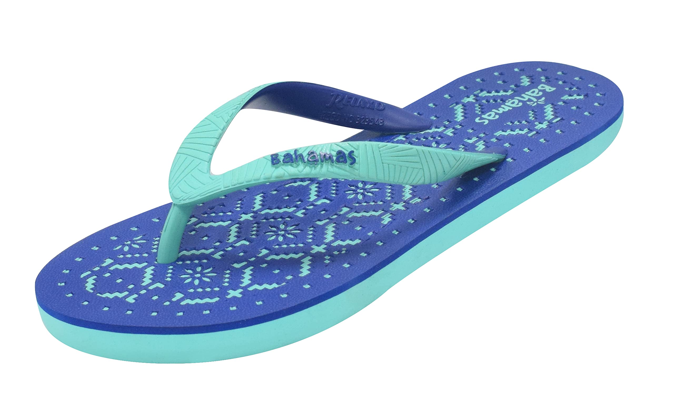 Women Green Mint Blue Slippers-4 UK (BH0101L_GMBL0004)-image-24