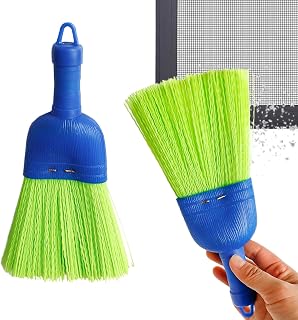 Whisk Broom, Outdoor Car Broom, Multifunctional Compact Brush Cleaner for Cleaning Pet Nest Keyboard Indoor Dirt Dust Porch Decks Table