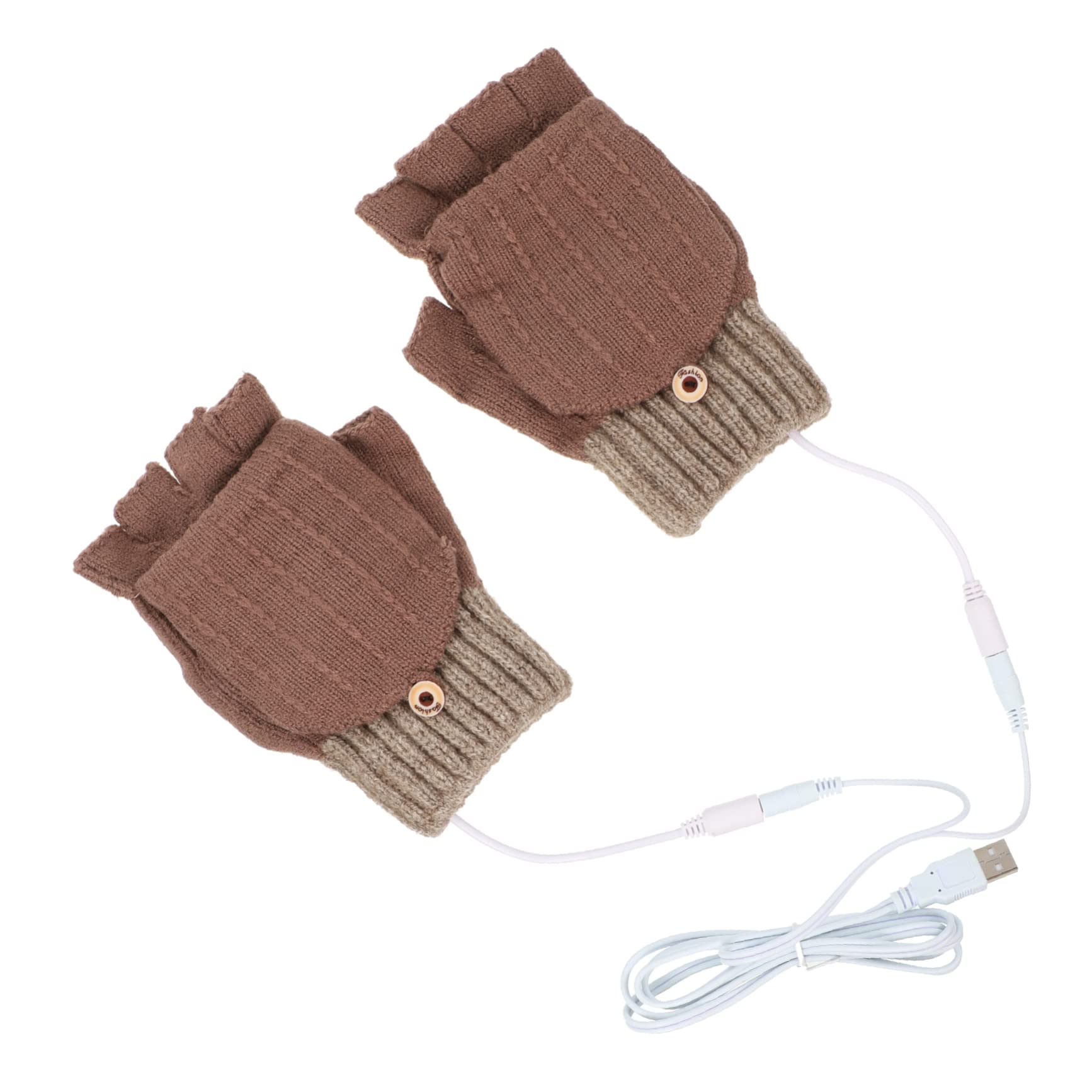 BESPORTBLE 3paia Guanti Termici Riscaldati Usb Impermeabili Guanti Invernali Per Sport All Aperto Calore Rapido e Duraturo Antiscivolo Per Escursionismo e Sci