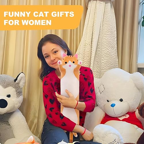 Miniatura 7 de Almohadilla térmica para calambres menstruales y espalda, cuello, alivio del dolor de hombros, almohadilla térmica portátil de felpa de gato con