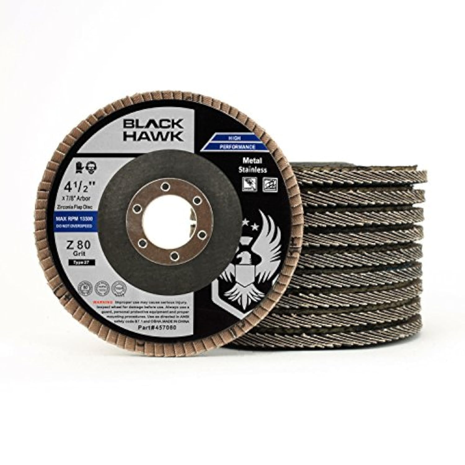 BHA Zirconia Flap Discs - 40 Grit (10 Pack) -3
