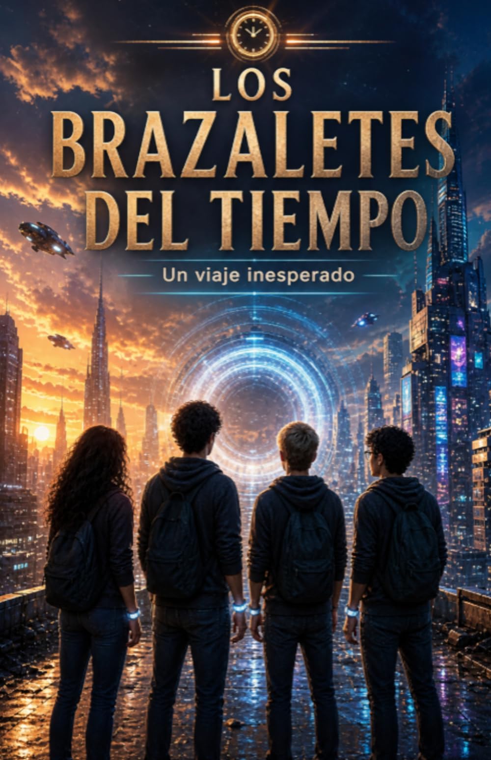 Los brazaletes del tiempo: Un viaje inesperado (Libro de ficción juvenil)
