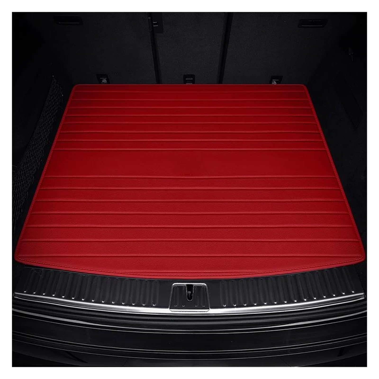 Tapis coffre Alfa Romeo Stelvio imperméable rouge accessoire auto - 3