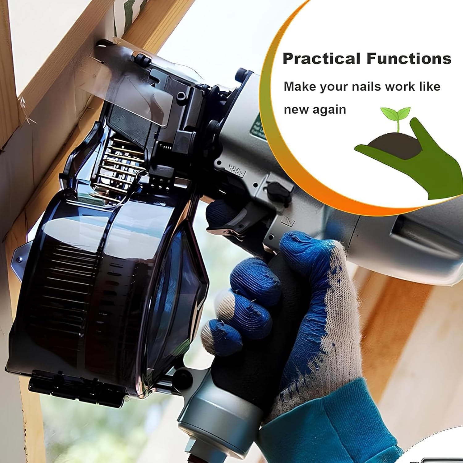 Quick Install Pneumatics Impacts Wrench Throttle Valves Spring Restorations Iron Rubber Component High Performances Quick Installation Throttle Valves Repair Kit