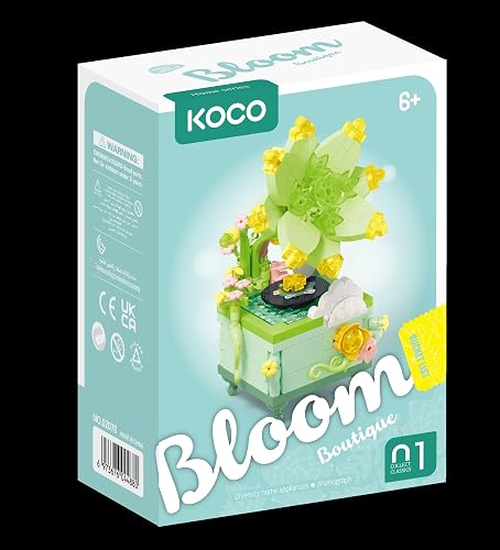 Koco Bloom Boutique Electric Appliance Series Phonograph Toy Building 273-Piece Set