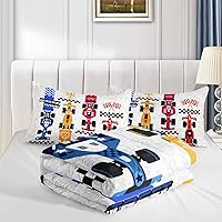 Vista 57 de Axolotl Kid Comforter Set Twin Size,Racing Car Bedding Set for Boys Girls Teen Kids Children Racing Gifts,Race Cars Quilt Bed Set with 1 Comforter 2