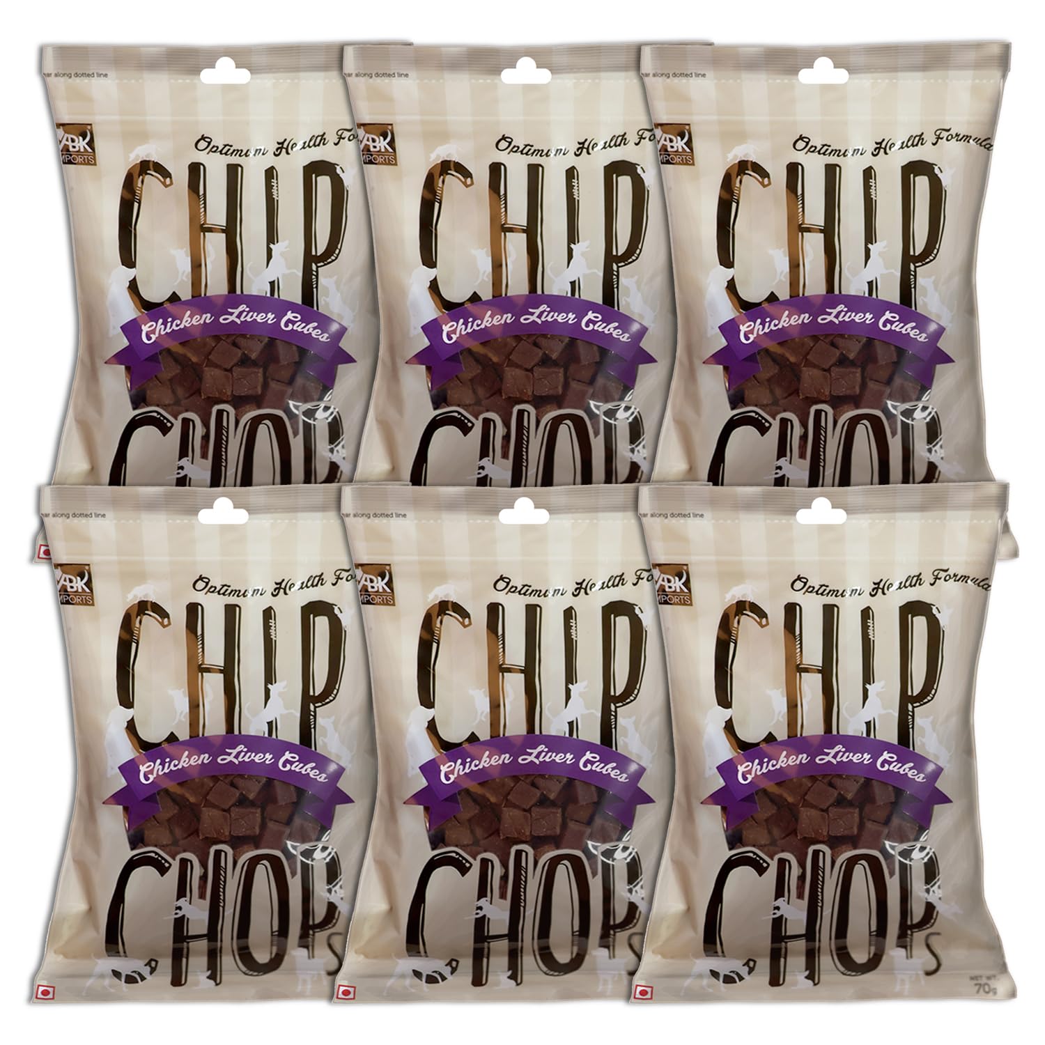 Chip Chops Dog Treat, Optimum Health Formula, Multi-Pack (Chicken Liver Cubes (Pack of 6)) (B0BVRG3VSV) Amazon Price History, Amazon Price Tracker