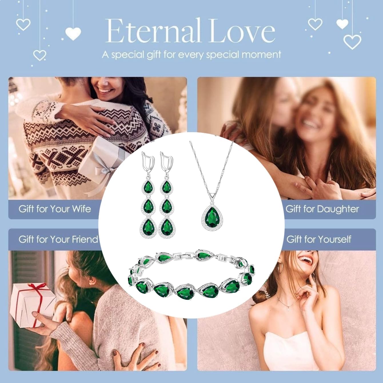 Gemstone Jewelry Set