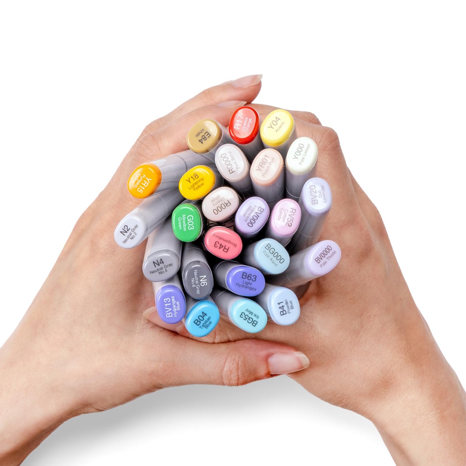 Amazon.com: Copic Sketch 24-Color Alcohol Markers Set, Dual Tip