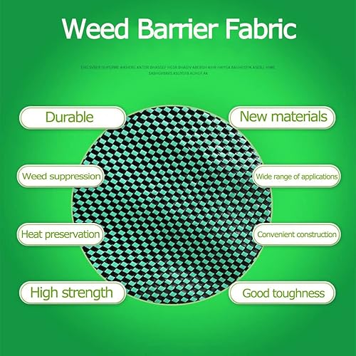 Miniatura 2 de Tela resistente para paisajismo de jardín, geotextil de fácil instalación, tela de barrera de malezas para huertos, tela de suelo comercial (tamaño