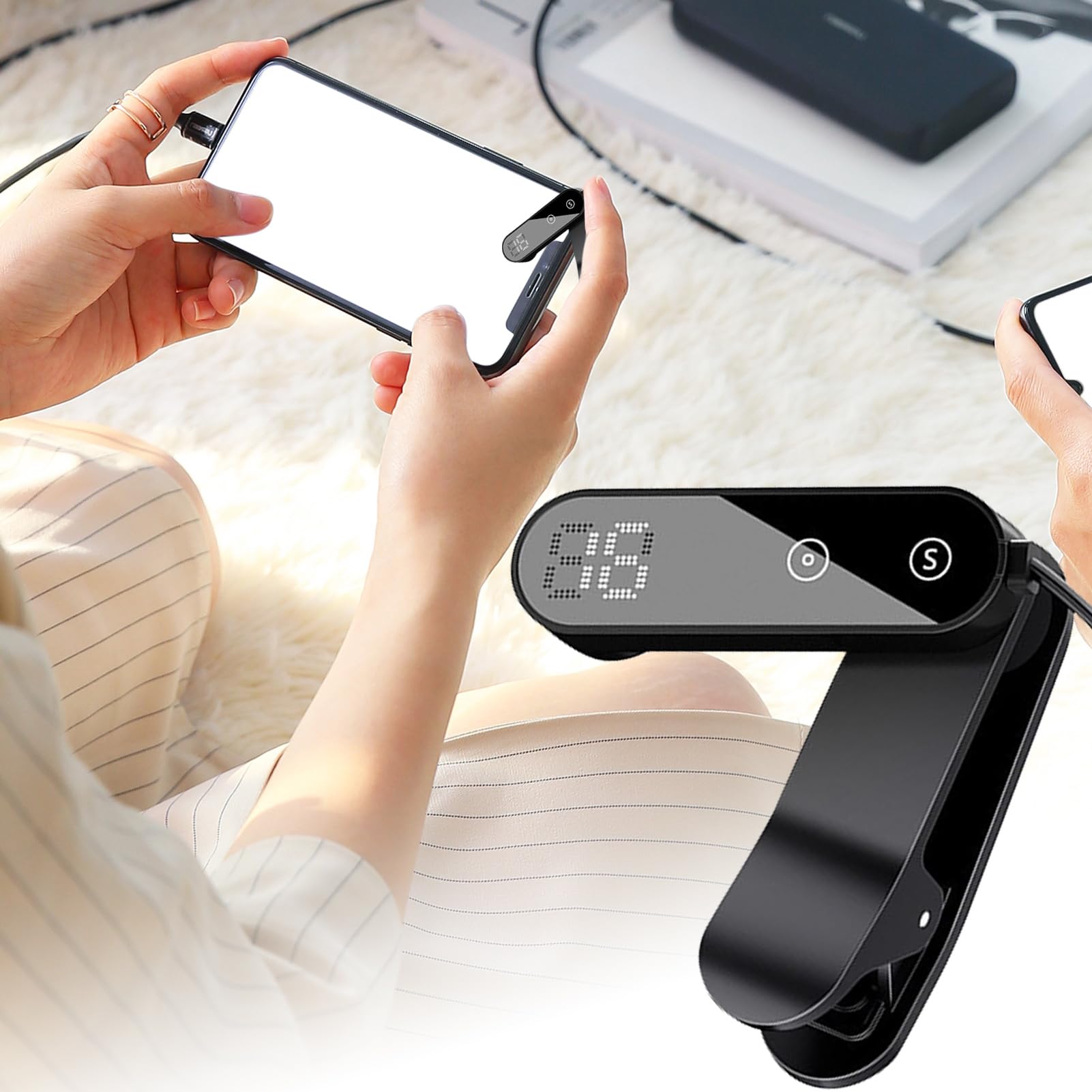 Clicker automatico - Schermata del telefono Tapper | SCREEN AUTO CUCCESSI DI AUTO | Fast Click Simulation Finger | Velocità del simulatore regolabile TAPPERI CHIECH FISICO TAPPERI PER I VIGLI GIOCHI L