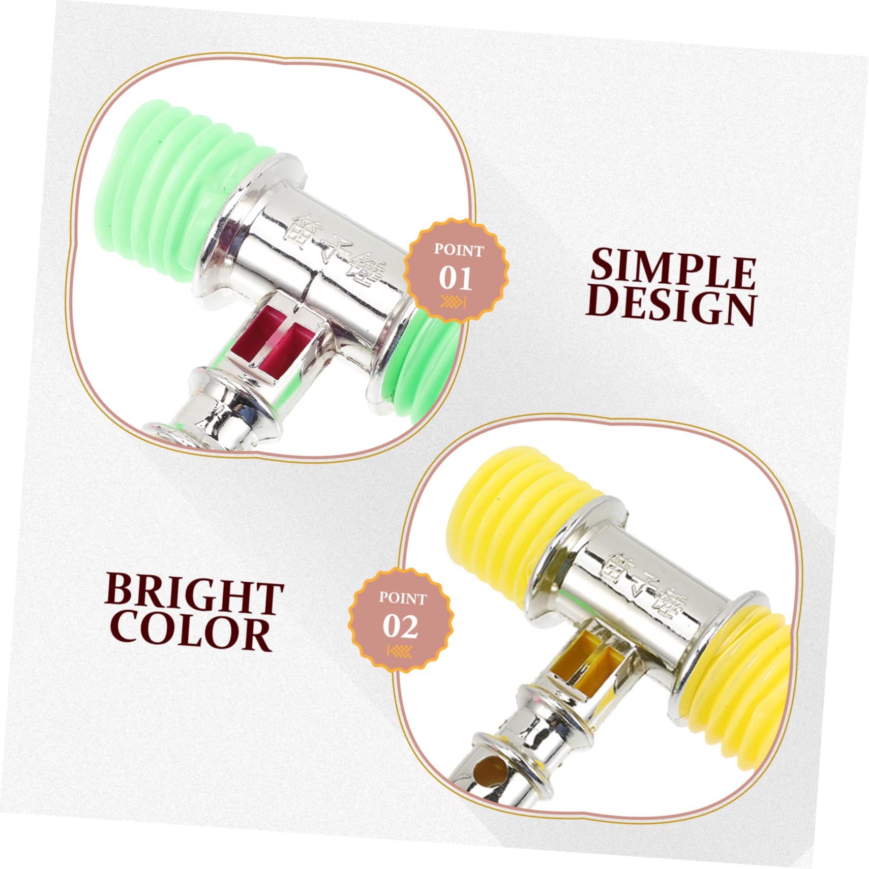 Toddmomy Birthday Party Game Toys 6 Pack Squeaky Hammers Boys and Girls Party Pounding Toy Random