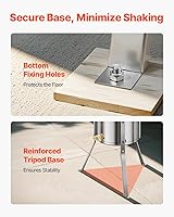 Vista 4 de VEVOR Extractor de miel, extractor manual de miel de 2 marcos con tapa transparente, tambor giratorio de acero inoxidable con soporte ajustable