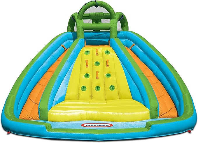 Little Tikes Rocky Mountain River Race Inflatable Slide Bouncer Multicolor