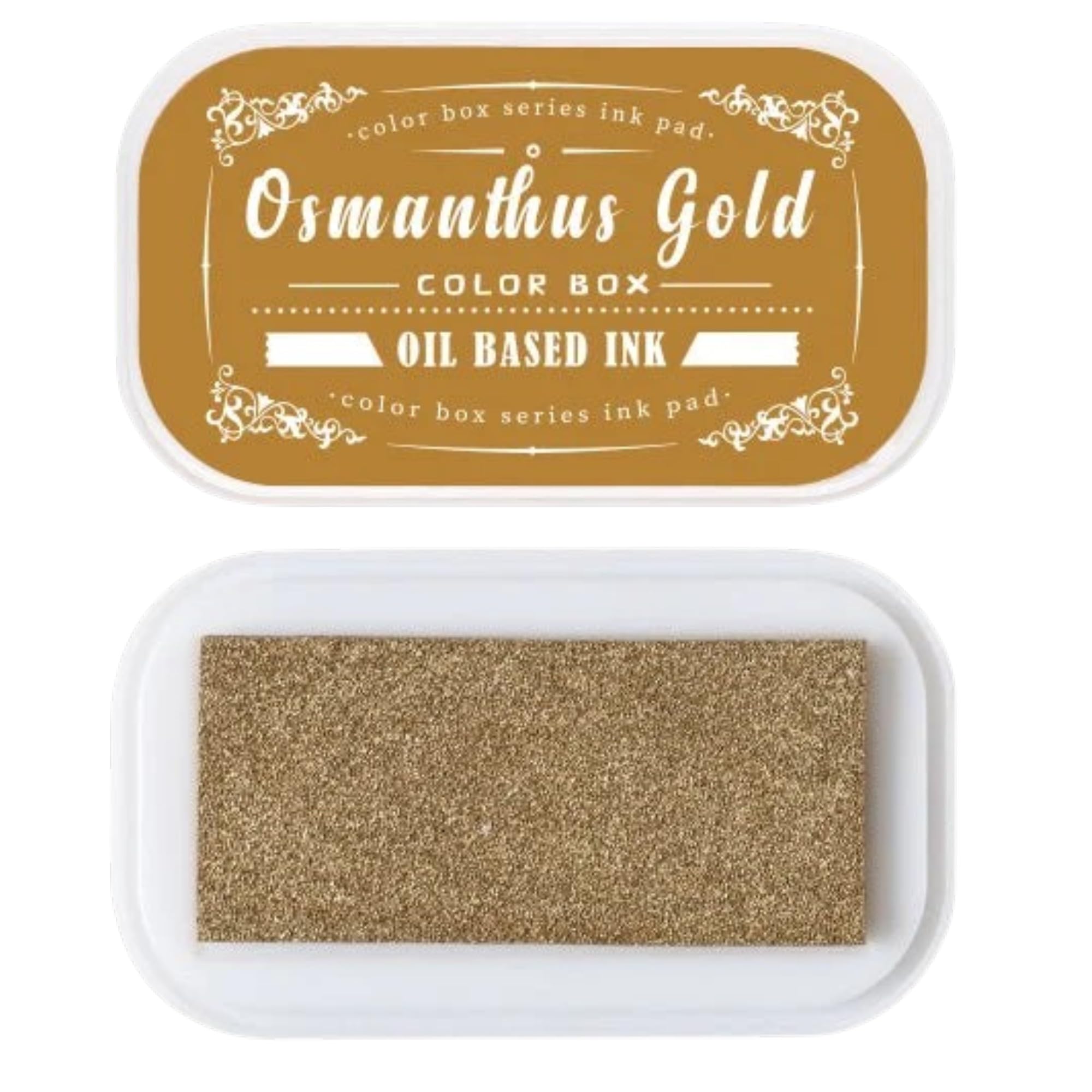 SAMVARDHAN Oil-Based Ink Pad for Stamps, Vintage Color Box Stamp Pads,Quick Dry Colored Ink Pad for Scrapbooking, Card Making, Journaling, Paper & DIY Crafts (Osmanthus Gold)-image-30
