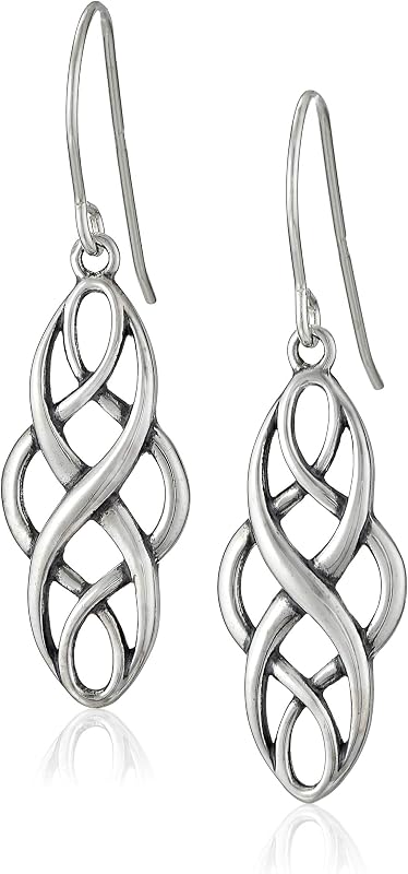 Sterling Silver Celtic Knot Dangle Earrings