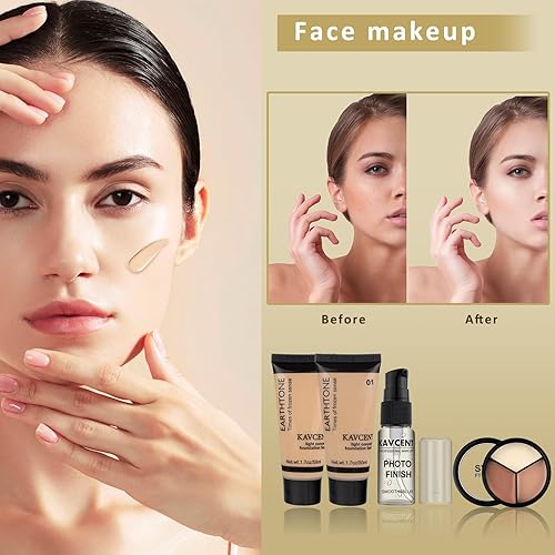 Miniatura 4 de Kit de maquillaje para adolescentes, juego de maquillaje para mujeres, adolescentes, kit completo de maquillaje, sombra de ojos, maquillajes, juegos