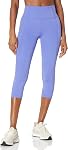 Amazon Essentials Womens Active Sculpt Workout Athleisure High Rise Capri Leggings with Pockets (Available in Plus Size)