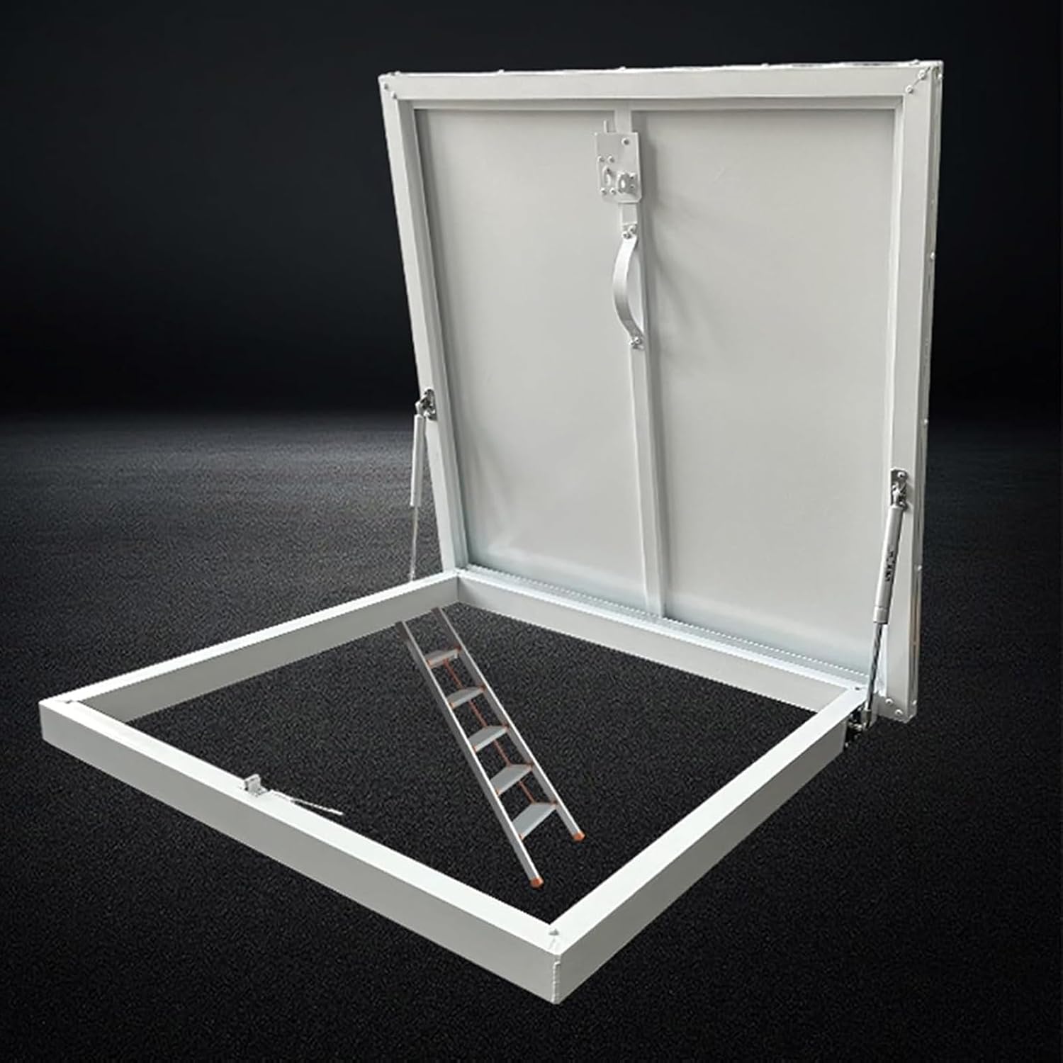 JKGHK Roof Access Hatch Door, Water-Resisent Roof Skylight, Manhole/Cellar Export Wellhead Lid with Lock and Sealed Strip, Roof Access Hatch for Attic Skylight(28x16in/71x40cm)