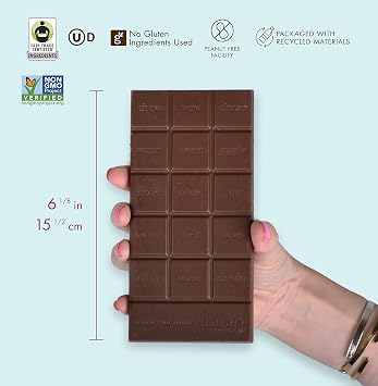 Chuao Chocolatier Totally Tangy Mango Gourmet Dark Chocolate Bars | Chile Lime Mango No Preservatives | For Gift Baskets, Christmas, Valentines, Birthday, Care Package | 3 Pack