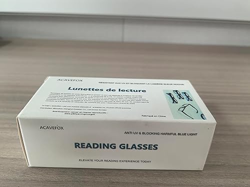 Miniatura 8 de Gafas de lectura con bloqueo de luz azul para hombre, para lectura de computadora, paquete de 4 lupas para protección de lectura