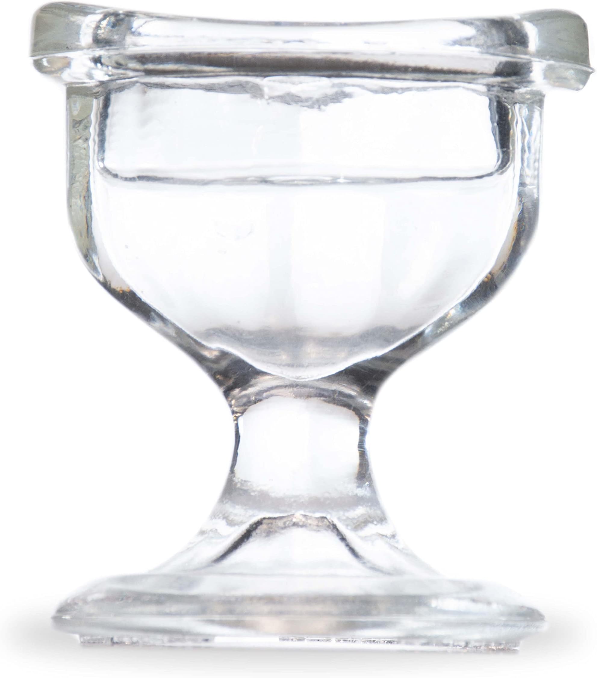 GMS Optical Glass Eye Wash Cup - Soothing Relief from Allergens, Irritants, Makeup, Dust, Dry Eyes and More - Use With Distilled Water or Saline (10 mL Volume)