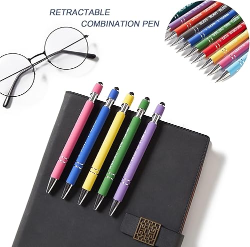 Miniatura 3 de HLPHA 20 repuestos de bolígrafo de tinta negra de 0039in de punta media suave repuestos de tinta de gel de repuesto para bolígrafo retráctil