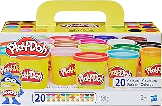 Play-Doh A7924EUC Super Colour Set (Pack of 20), Modelling Compound for Imaginative and Creative Play