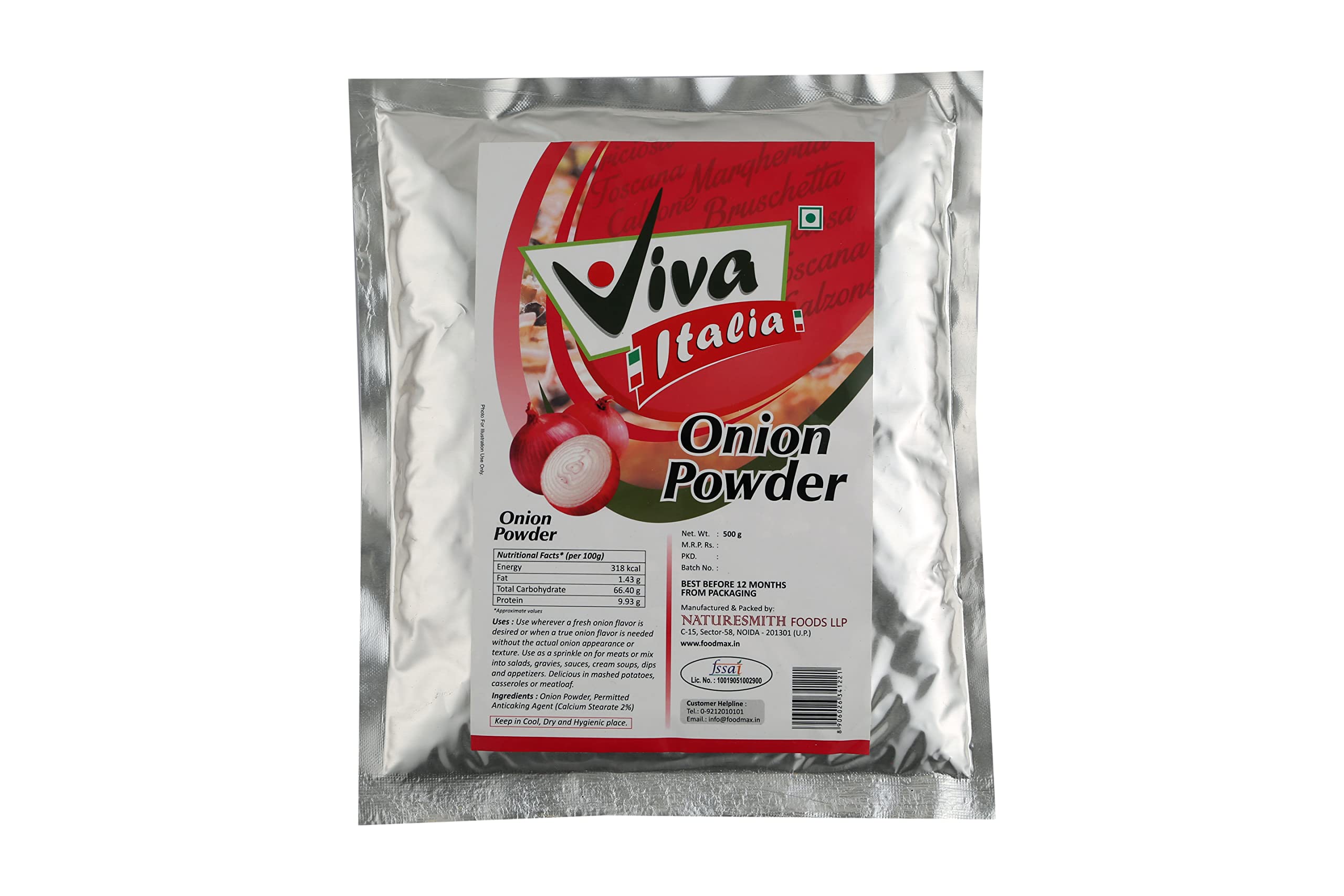 VIVA ITALIA ONION POWDER-500g || READY TO USE PACK POUCH || (B07YKLHHNC) Amazon Price History, Amazon Price Tracker