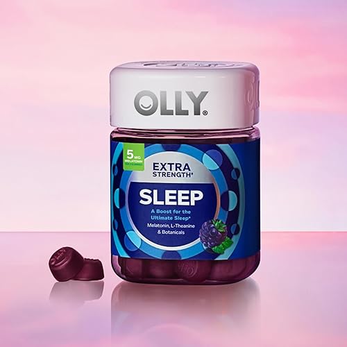 Vista 18 de OLLY - Gomitas extrafuertes para dormir, ayuda ocasional para dormir, 5 mg de melatonina, L-teanina, extractos de manzanilla y melisa, sabor a mora