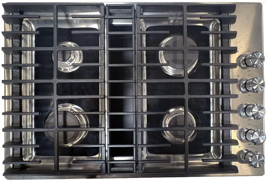 Premium Plus Stove Protectors for Jennair Gas cooktop Model JGD3430G, Custom Cut, Easy to Clean Stove Liner, Made in the USA.