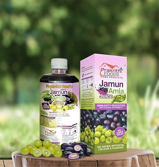 Prakrithi Food Jamun Amla Juice 500ml